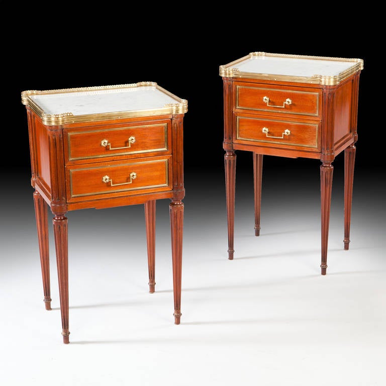Pair of 19th Century Bedside Cabinets