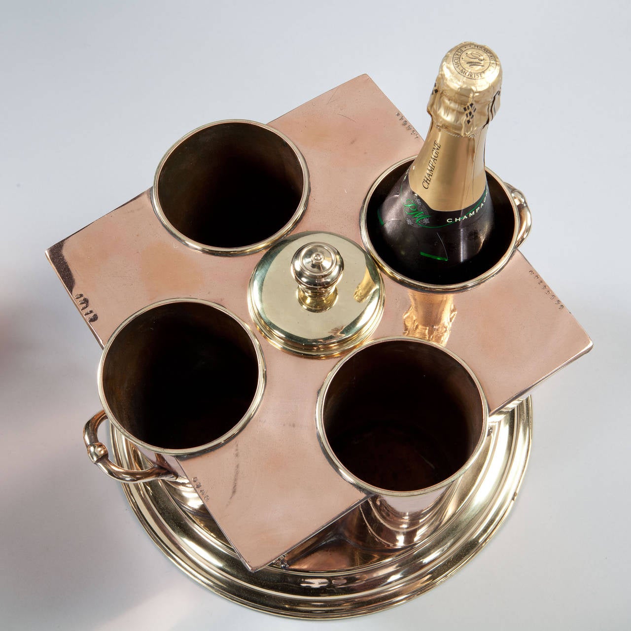 English Pair of Mid-20th Century Champagne Coolers