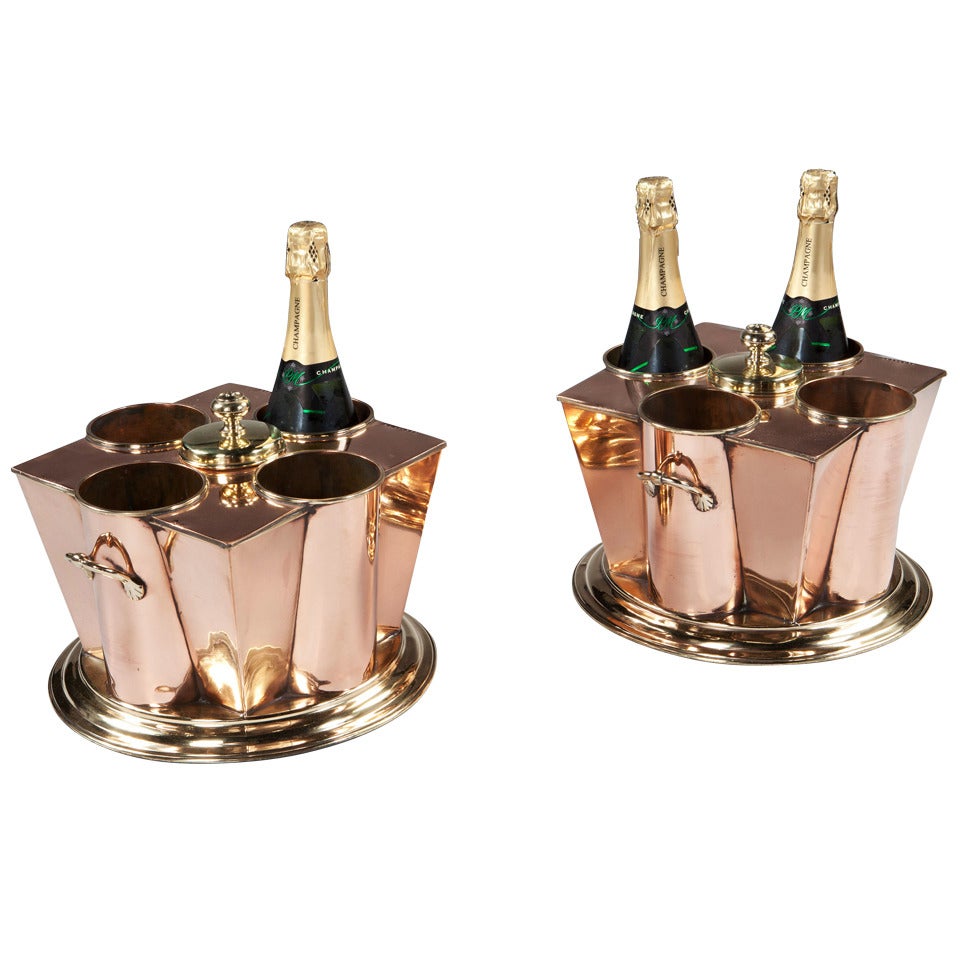 Pair of Mid-20th Century Champagne Coolers