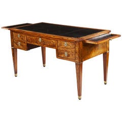 Fine 19th Century French Directoire Bureau Plat Writing Table or Desk