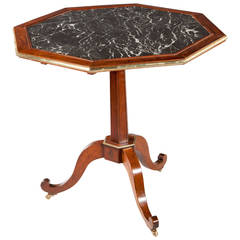 A fine late 18th century French tilt top Gueridon table in the English manner