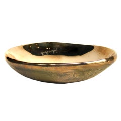 Ado Chale large cast bronze bowl