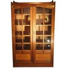 an "Art Nouveau" bookcase by G.Serrurier Bovy