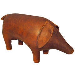 An Omersa Pig Footstool