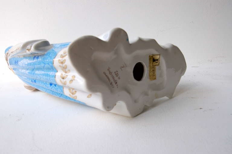 Porcelain C.I.A Torino Ceramic Figure by Lenci