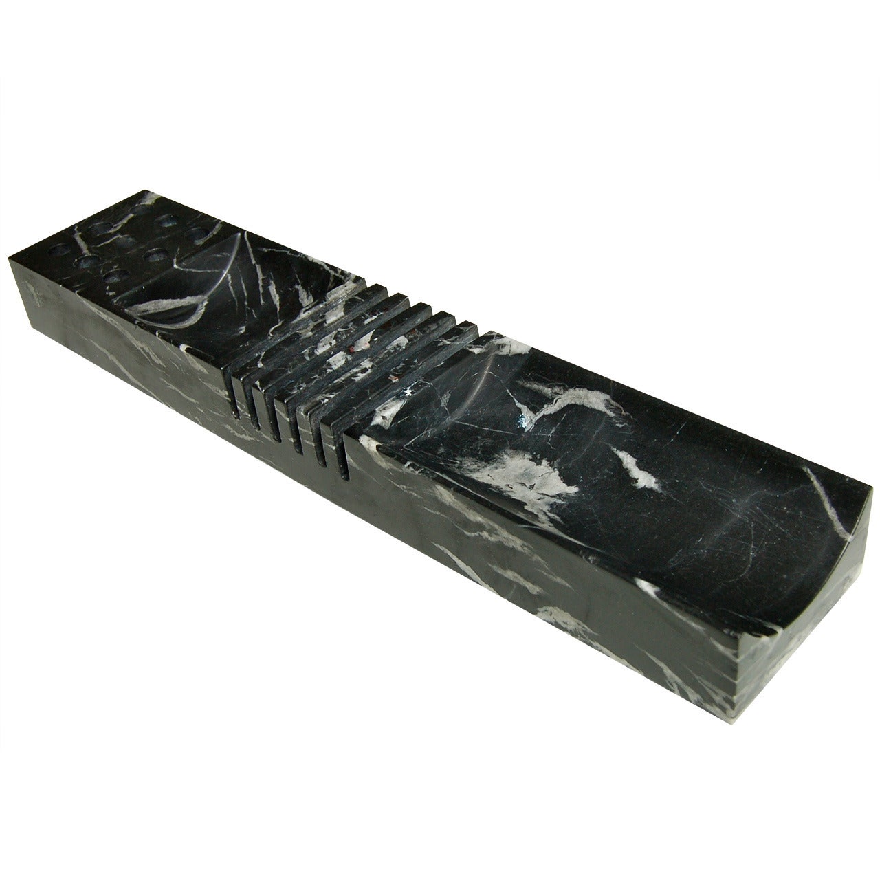 Mercedes Alvarez and Hugo Dacosta Marmer Desk Organizer "Arteforma