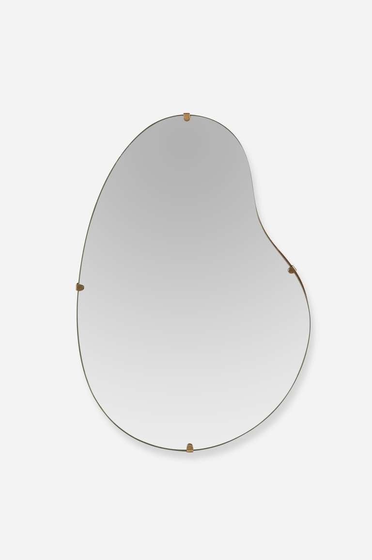 A very nice french free form Mirror style jean Royere..