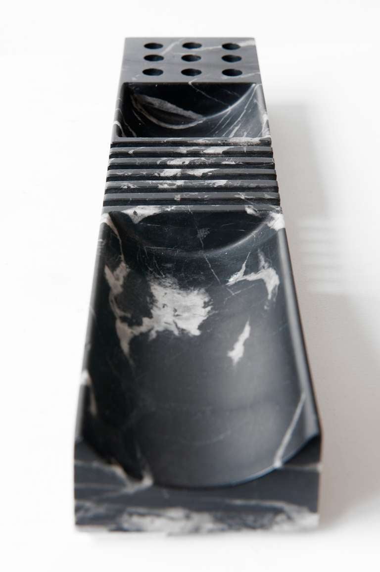 Mercedes Alvarez and Hugo Dacosta Marmer Desk Organizer "Arteforma