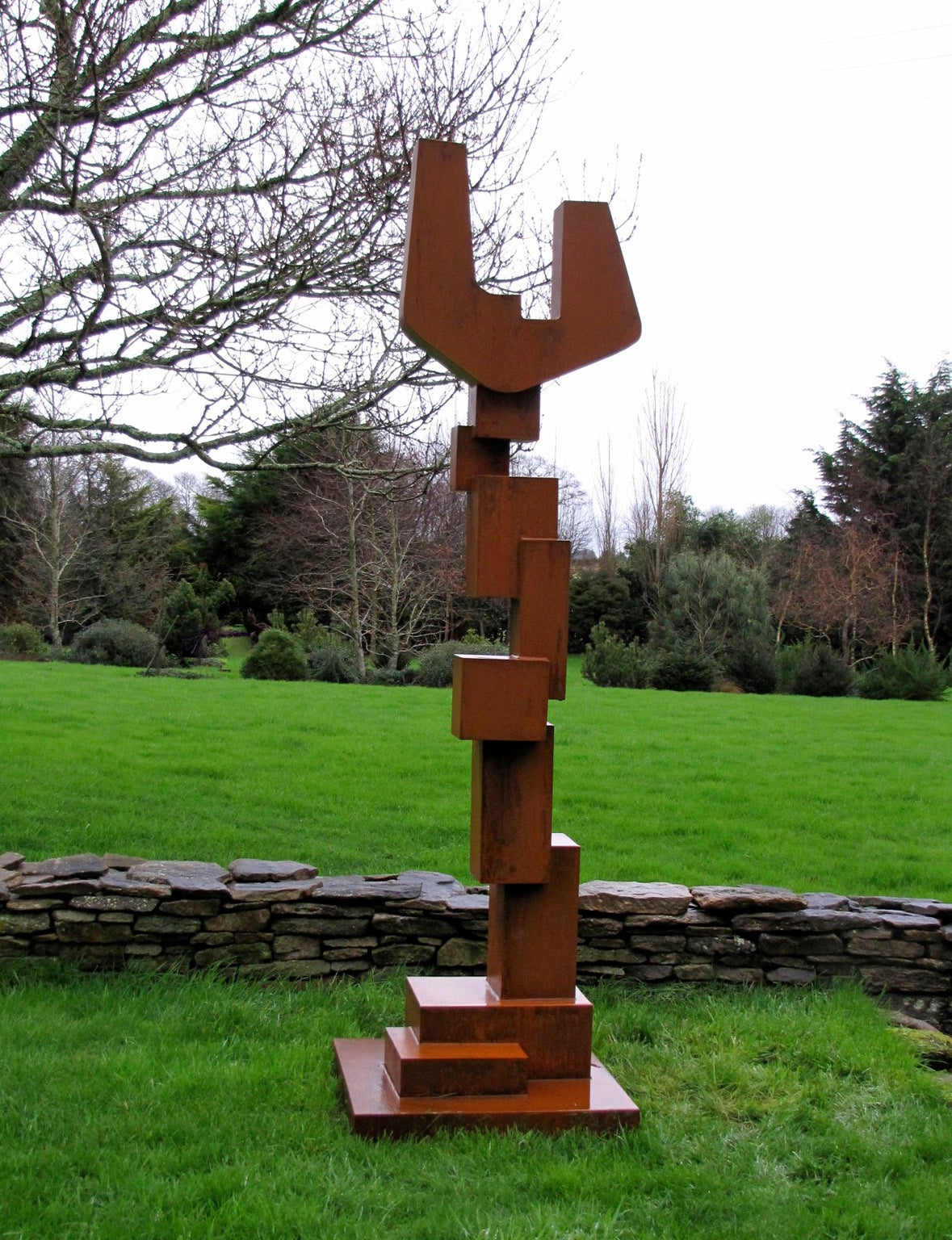 Imposing Sculpture made of Corten Steel by Mpcem For Sale