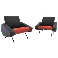 Pair of Armchairs by Dangles & Defrance