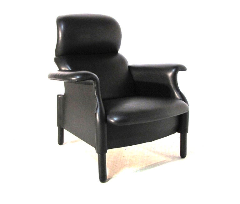 sanluca armchair by Castiglioni Achille & Pier G. In Excellent Condition For Sale In Le Trevoux, FR