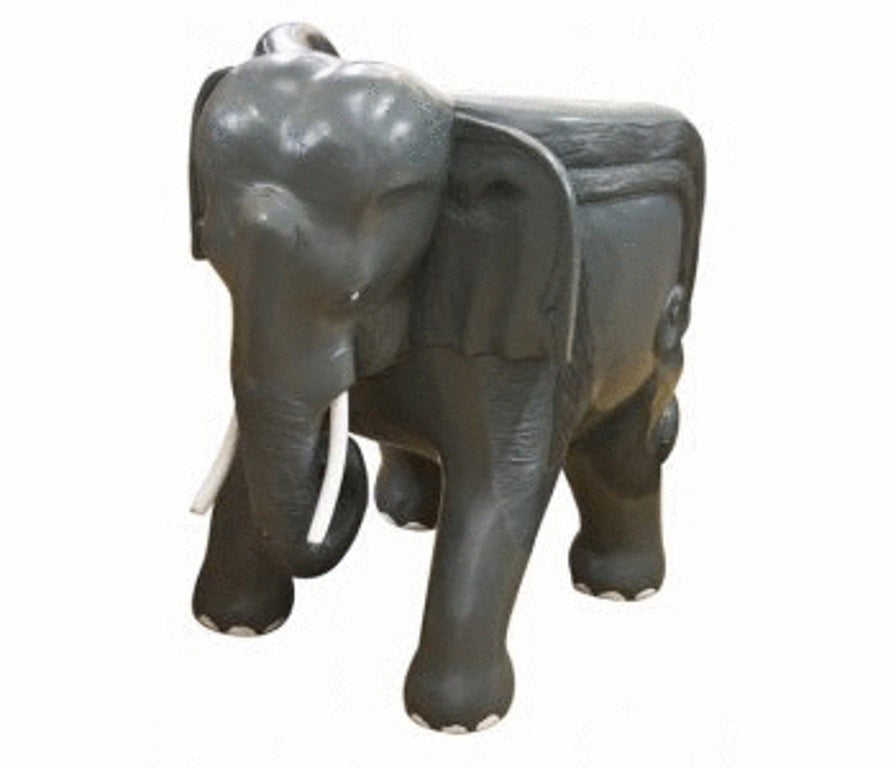 Carved Elephant Chairs For Sale at 1stdibs