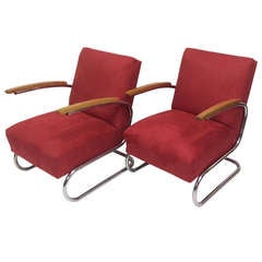 Bauhaus Cantilever Pair Of Chairs