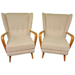Vintage A Pair Of Howard Keith Bambino Chairs