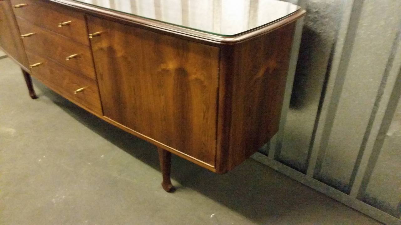 Mid-Century Modern Rosewood Sideboard Credenza by Andrew J Milne