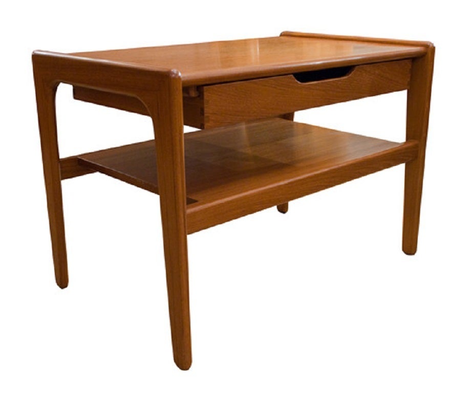 Mid Twentieth Century Design Danish Teak Telephone Table