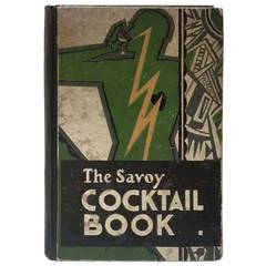 Rare Art Deco Savoy Cocktail Book