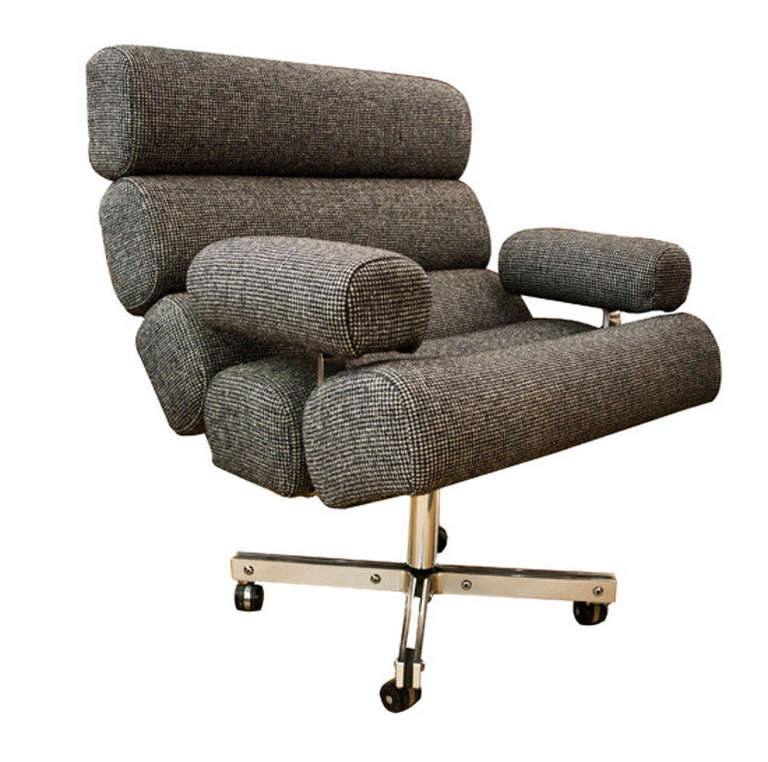 A Comfortable Armchair designed by William Plunkett.
Original fabric.