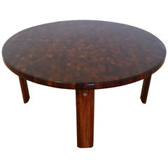 Bramin Mid Century Large Round Block Table