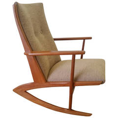 Holgar Georg Jensen Mid-20th Century Design Boomerang Rocking Chair