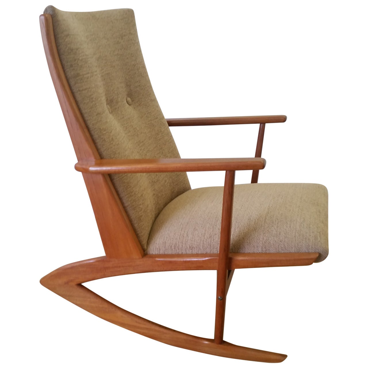 Holgar Georg Jensen Mid-20th Century Design Boomerang Rocking Chair