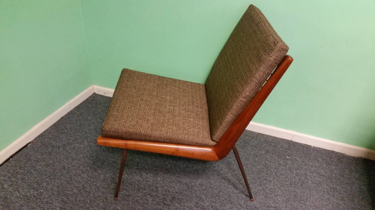 Mid-20th Century Orla Mølgaard-Nielsen and Peter Hvidt Boomerang Chair