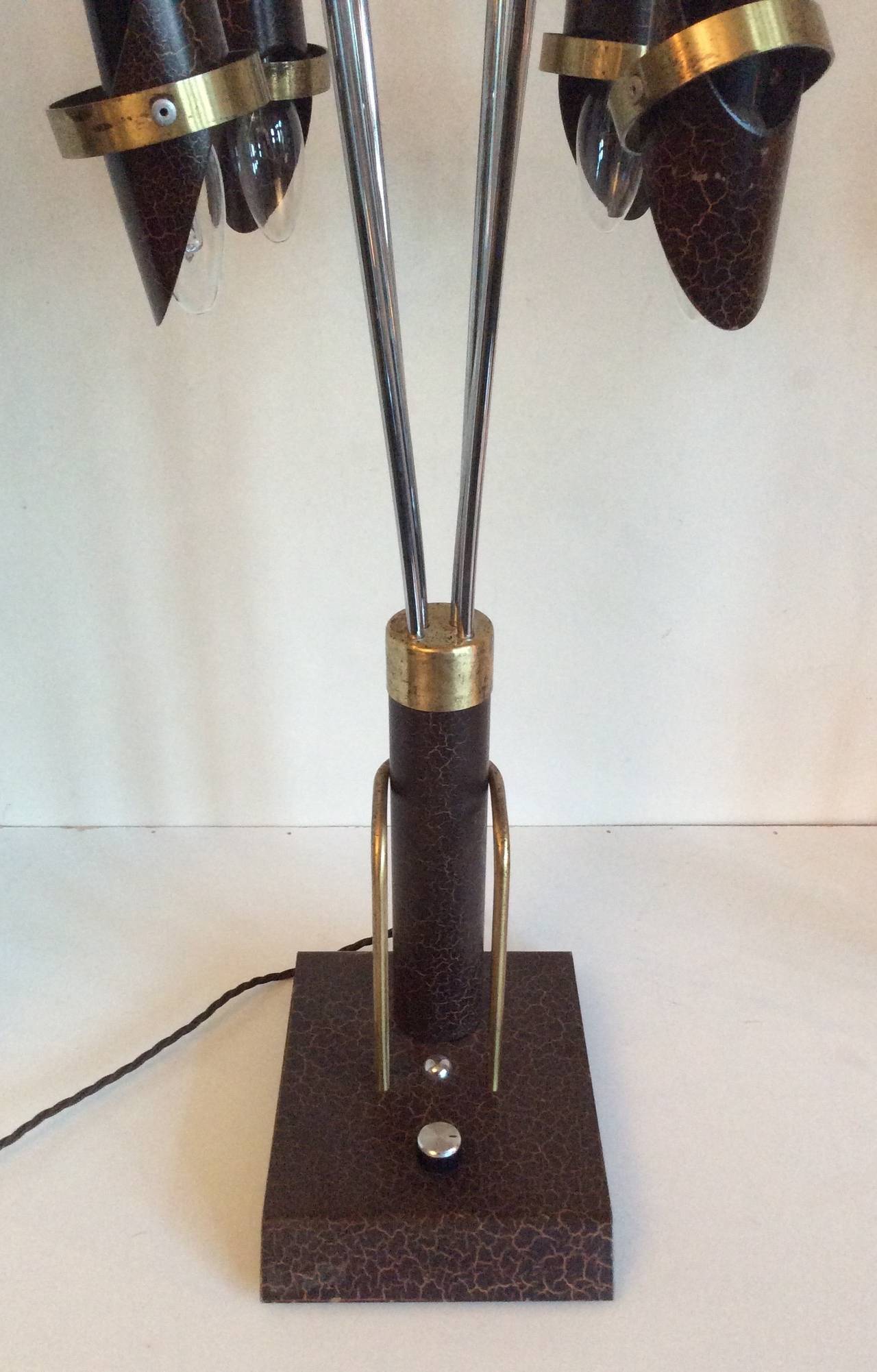 Unknown Mid-Century Large Impressive Table Lamp Memphis style  For Sale