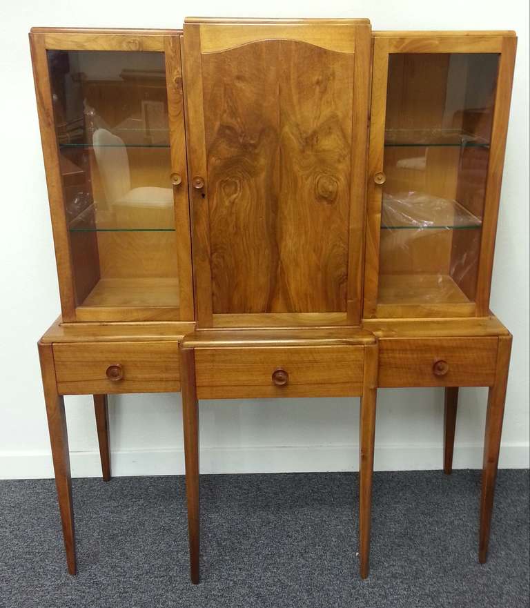 Art Deco Breakfront Bookcase