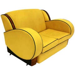 Art Deco Two Seater Sofa