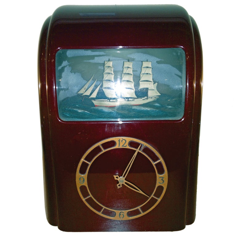 Art Deco Vitascope Clock at 1stDibs vitascope clock for sale