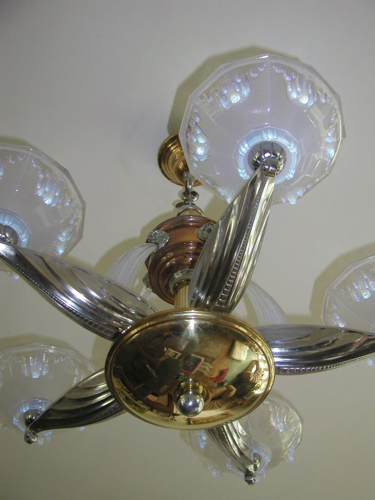 Art Deco Chandelier In Good Condition For Sale In London, GB