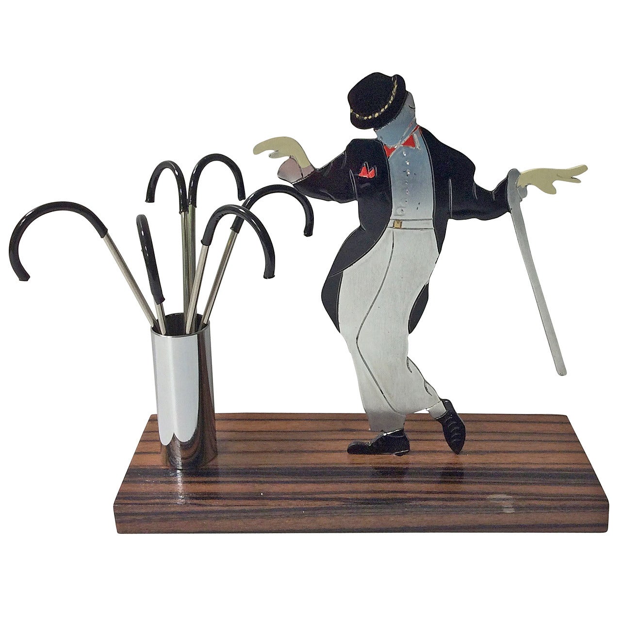 Art Deco Sudres Dancing Man Cocktail Sticks