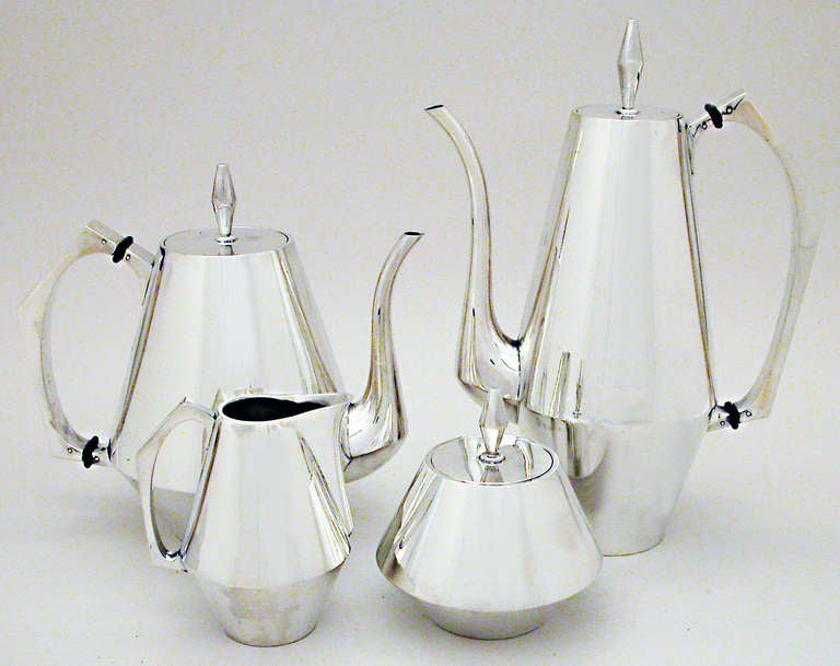 4 Piece Sterling Silver Tea/Coffee Set 1950