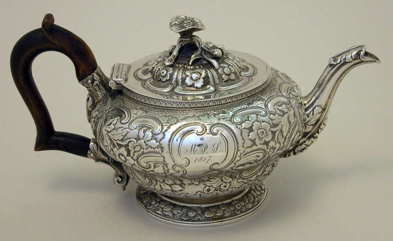Georgian Sterling Teapot London 1817