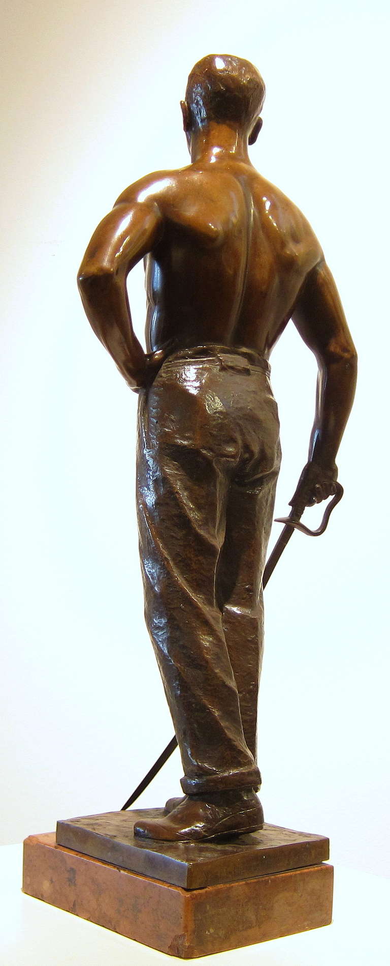 Art Deco Bronze by A.Riedel 1930 For Sale 1