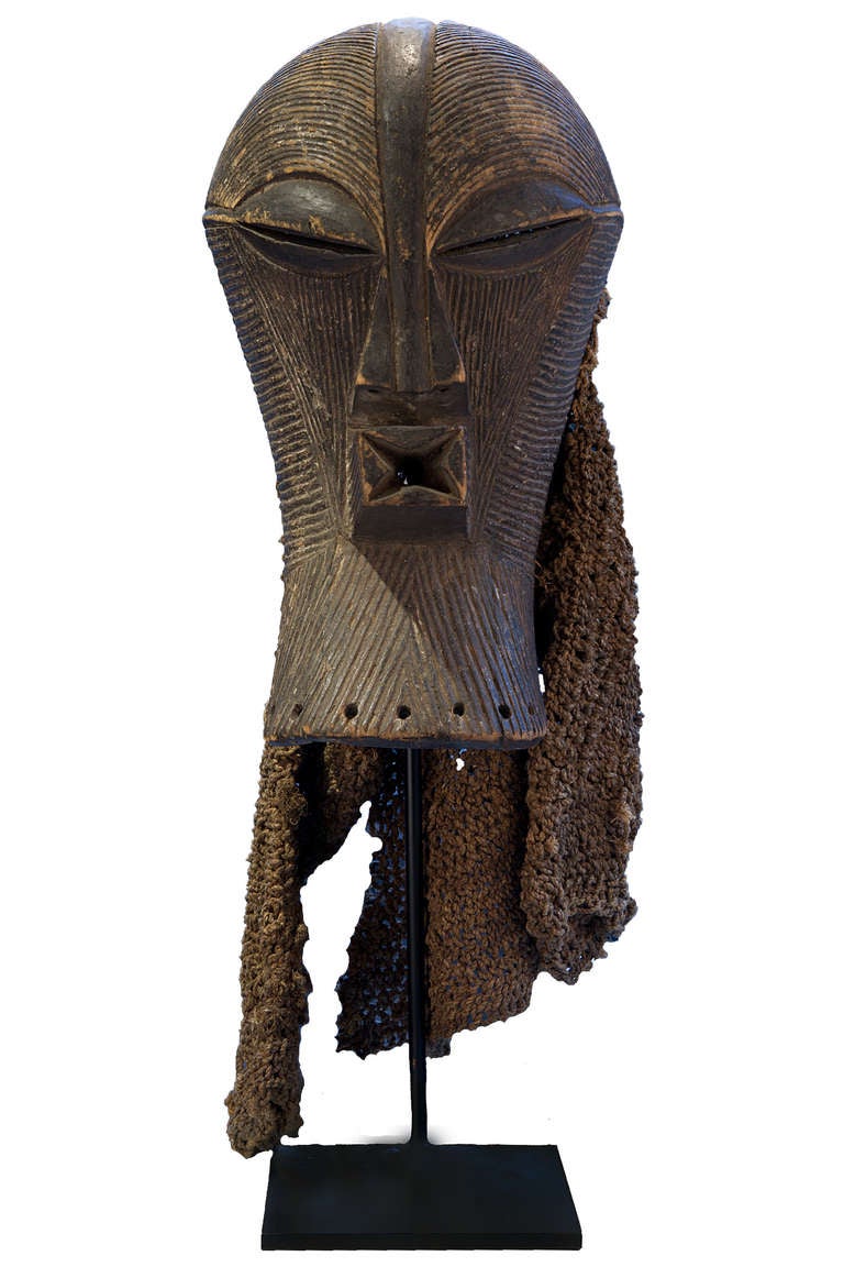 Congolese Songey Kifwebe Mask - Dem.Rep.Kongo For Sale