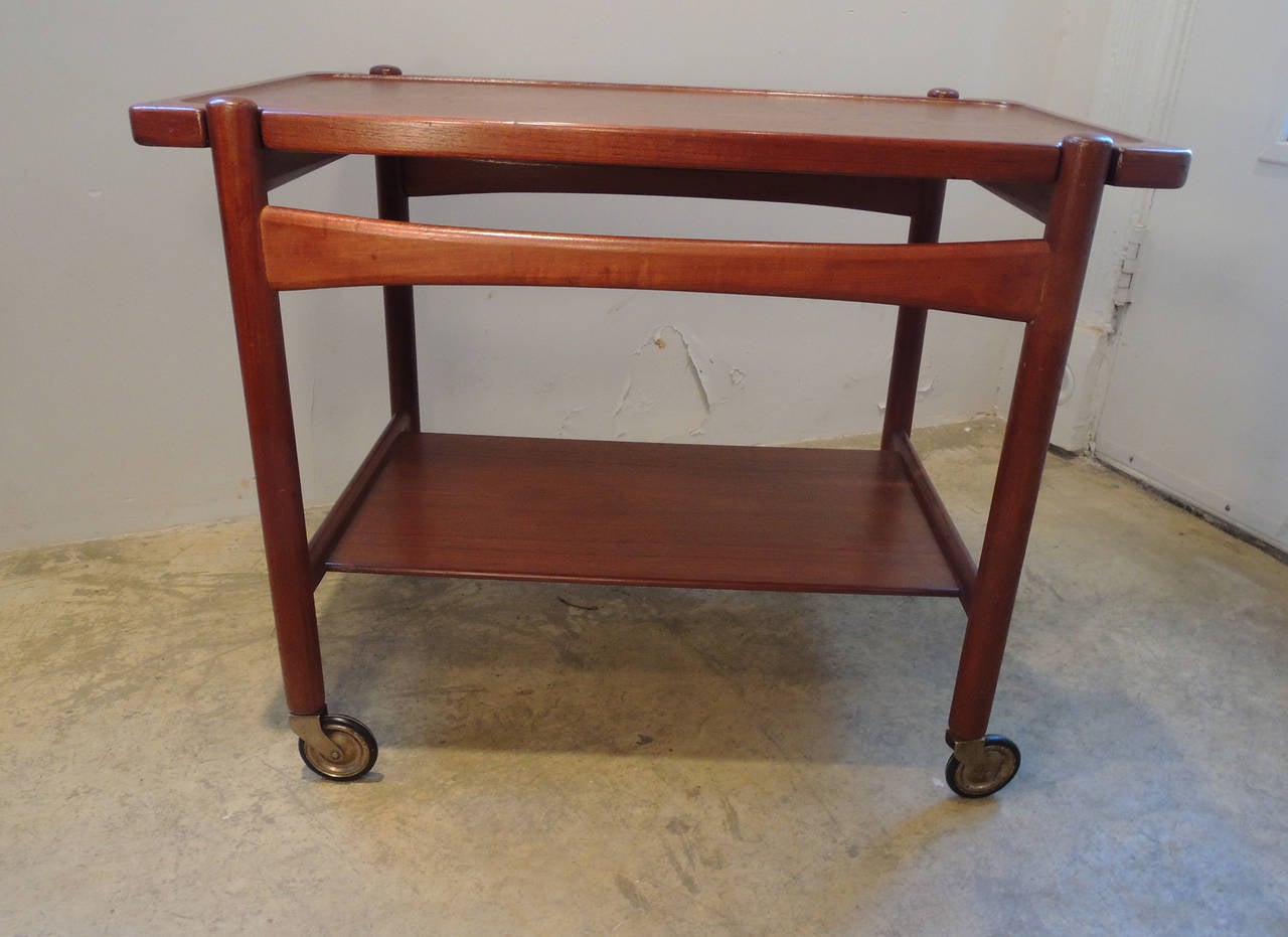 Wegner Teak Bar Cart