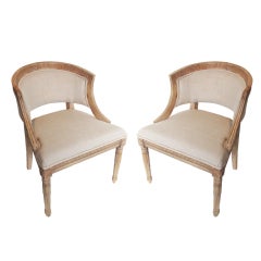 Pair of Klismos chairs