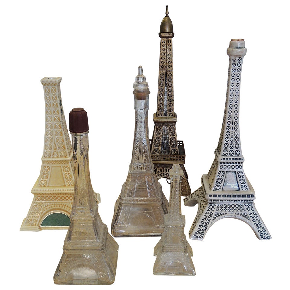 Eiffel Tower Bottle Collection For Sale