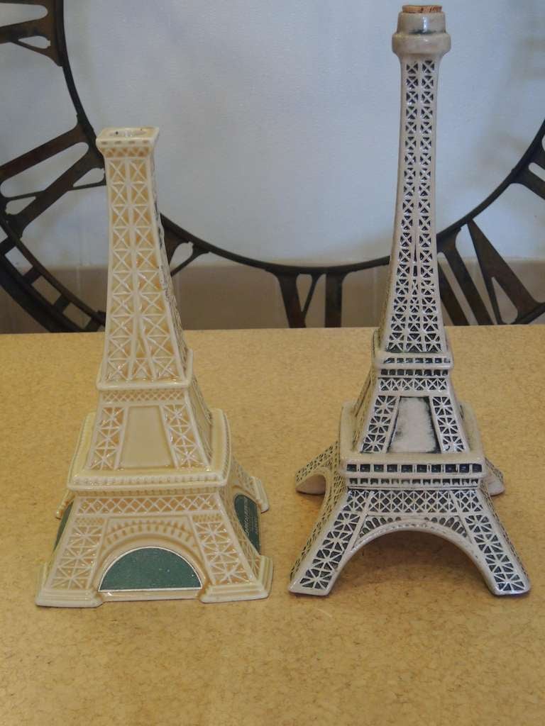 Ceramic Eiffel Tower Bottle Collection For Sale