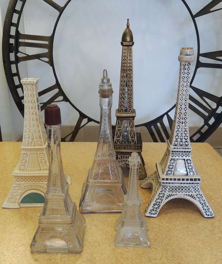 Eiffel Tower Bottle Collection For Sale 3