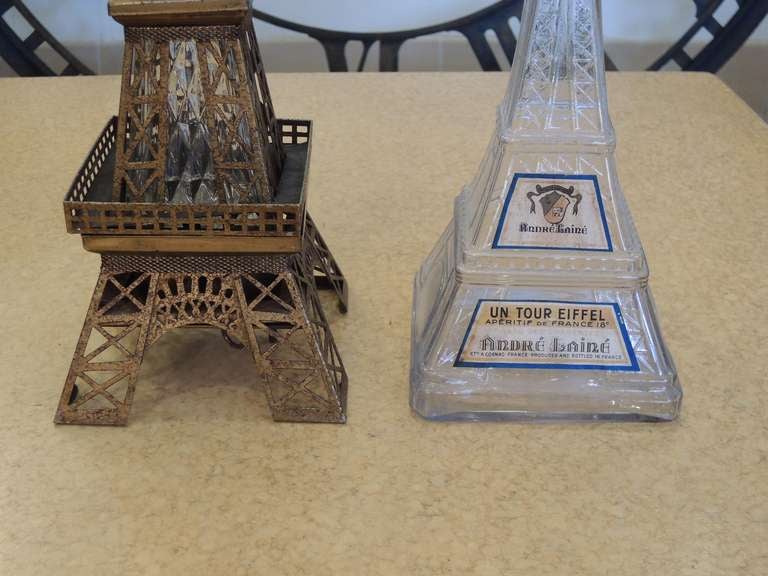 French Eiffel Tower Bottle Collection For Sale