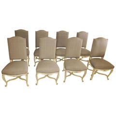 Set of Eight Louis XV Dining Chairs 6