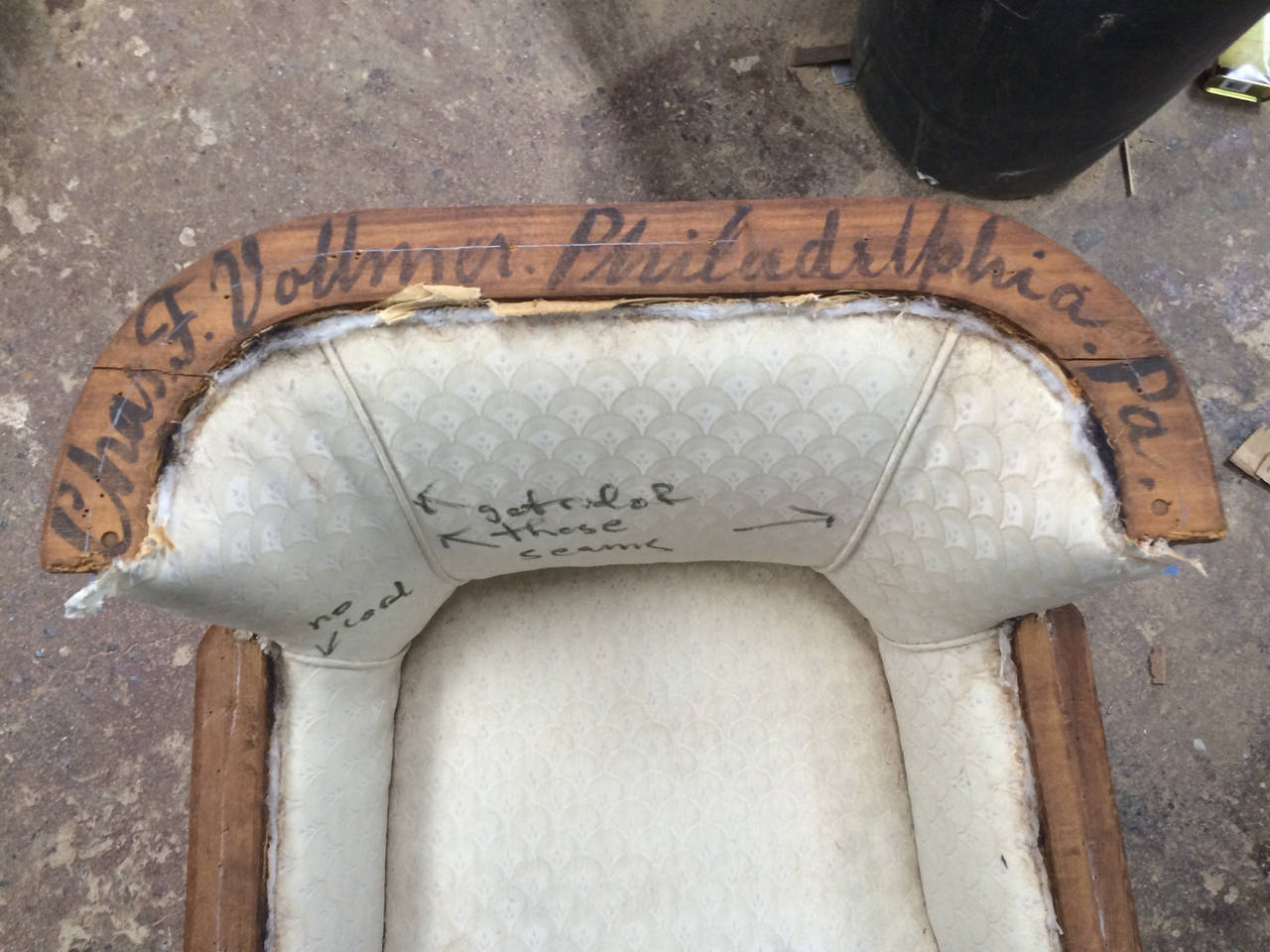 Edwardian Unique Late 19th Century Club Chair