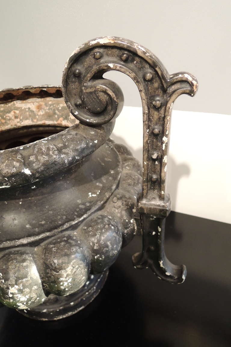 French Enameled Cast-iron Urn 2