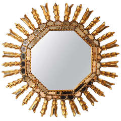 Giltwood Sunburst Mirror