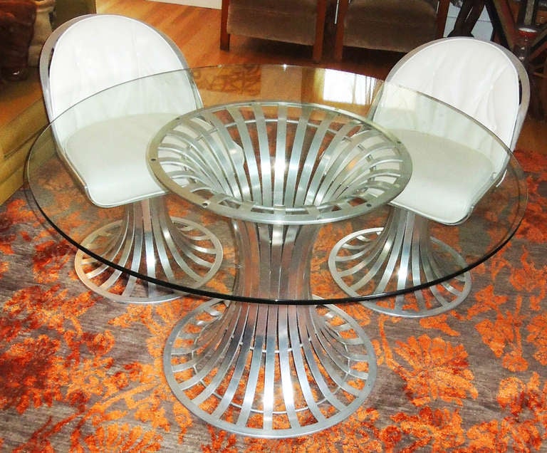 Mid-Century Modern Woodward & Sons Aluminum Dining Set