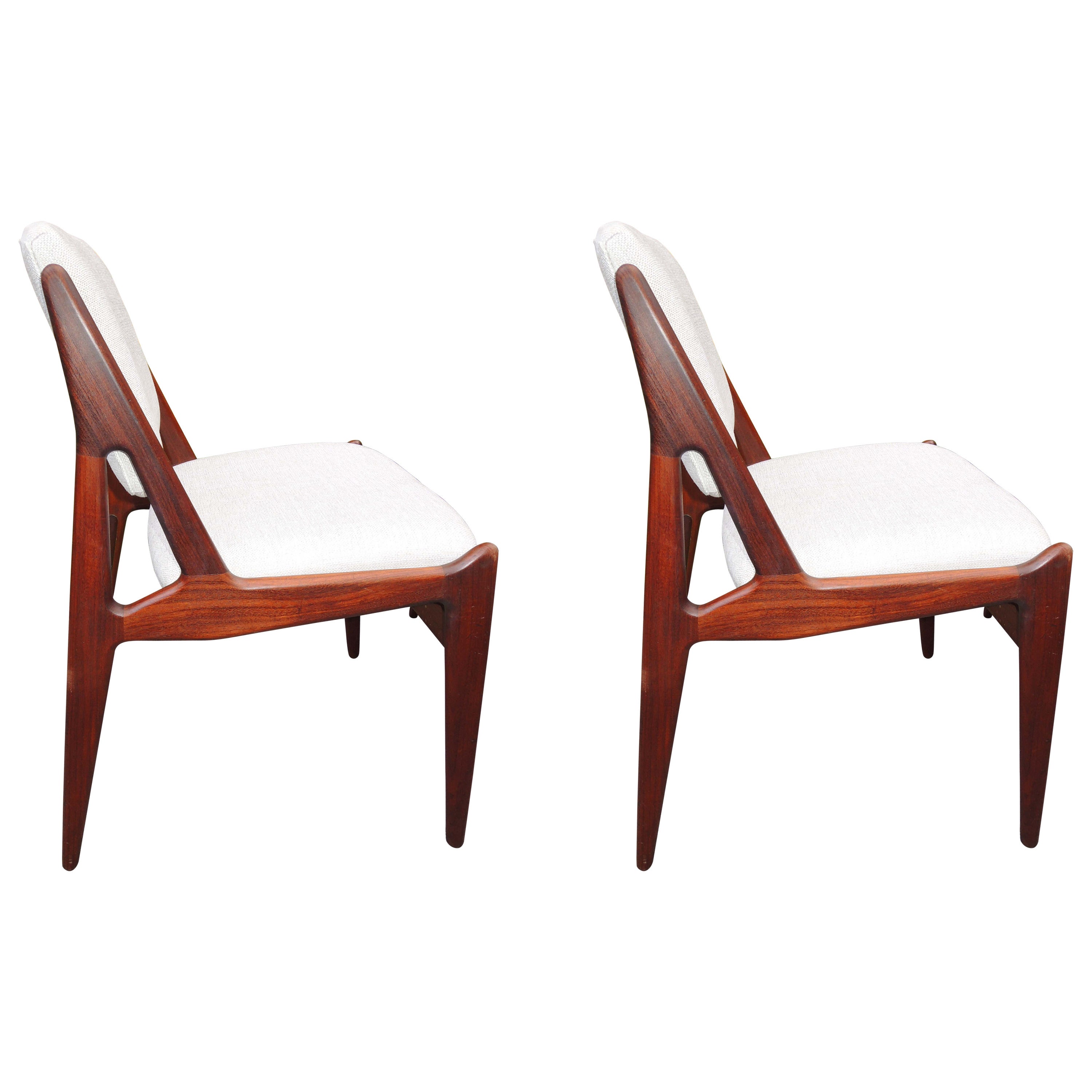 pair of Arne Vodder "Tilt Back" Dining Chairs