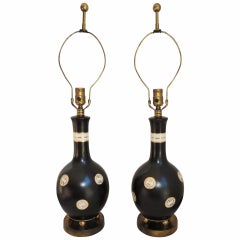 James Mont Style Pair of Table Lamps