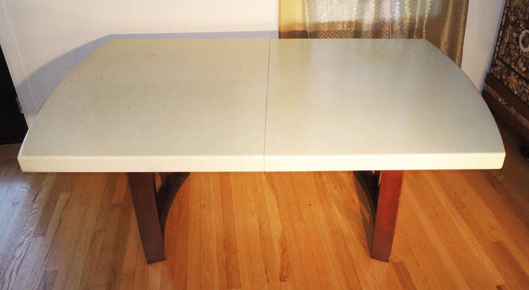 Paul Frankl Cork Top Dining Table In Good Condition In Washington, DC